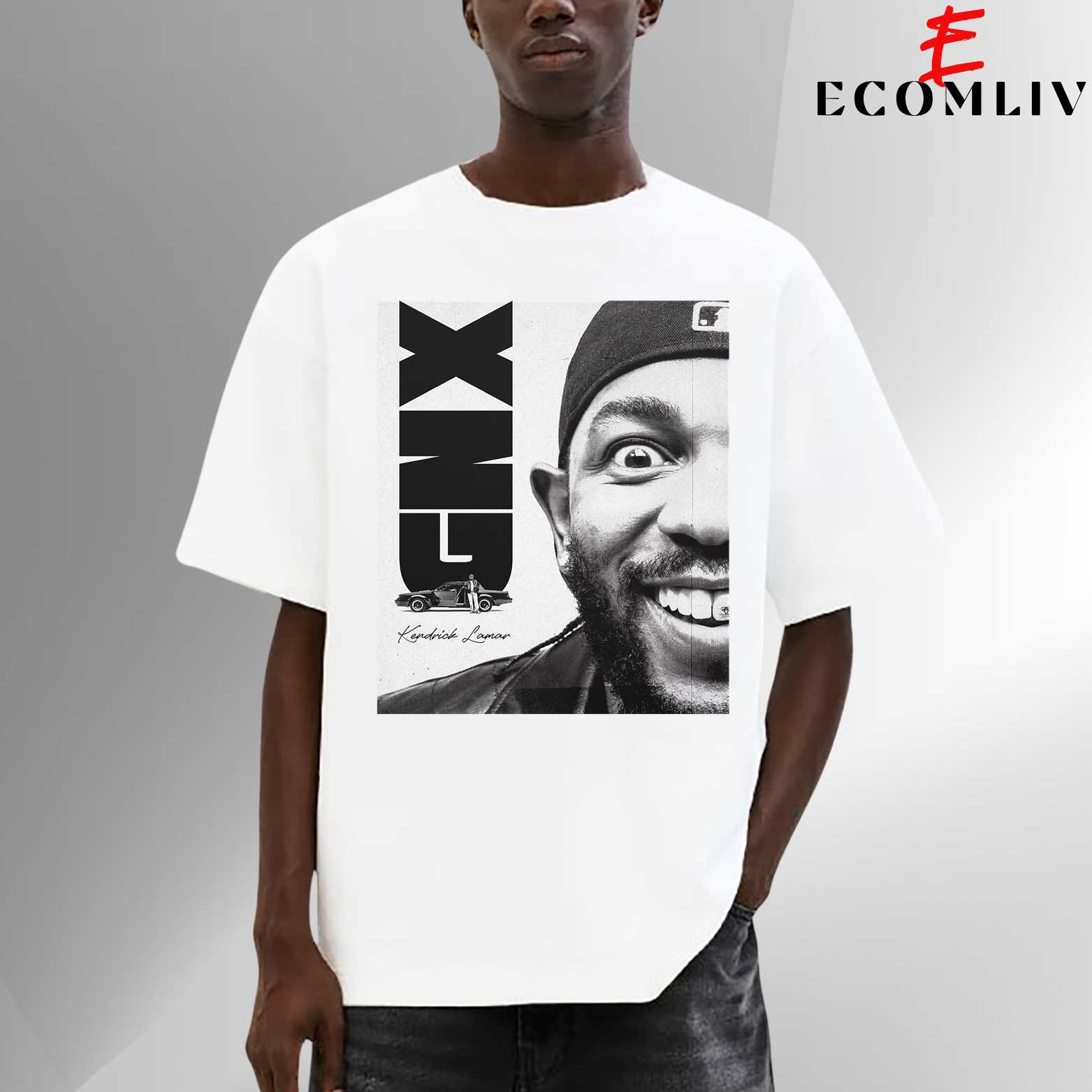 Kendrick Gnx Face Tee, Vintage Rap Graphic T-Shirt